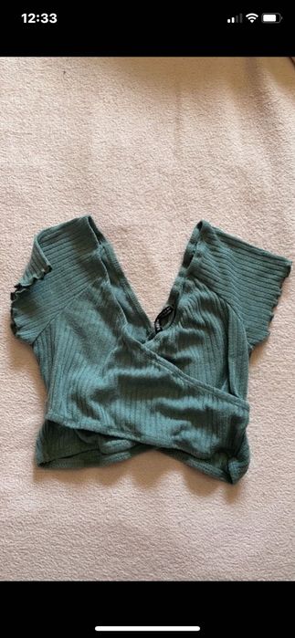 Roupa, top, verde