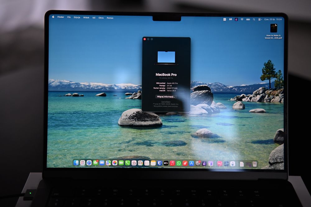 Macbook PRO M5 nowy gwarancja 24gb ram 1TB czip M5 Pro