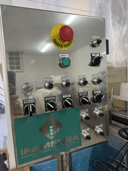 Linha semi-automatica rotuladora