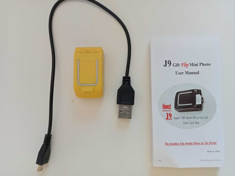 Mini telefon J9 z klapką UNIKAT