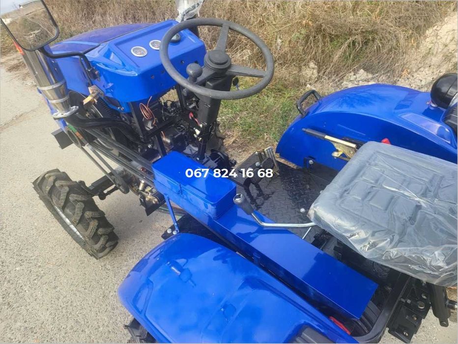 Мототрактор KENTAVR 200В Посилена Рама + Фреза та Плуг + Доставка