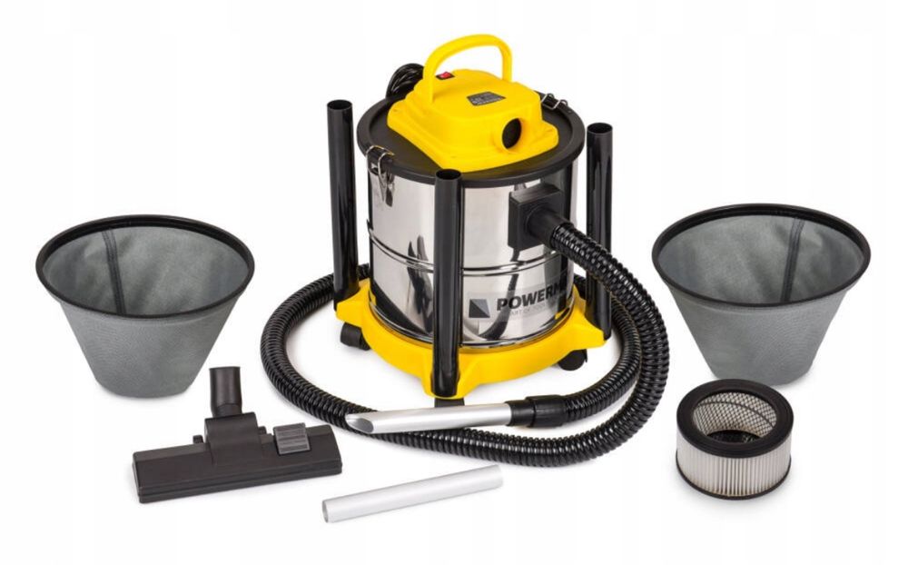 Odkurzacz Separator Przemysłowy do Popiołu Kominka Gruzu 2000 W Mocny