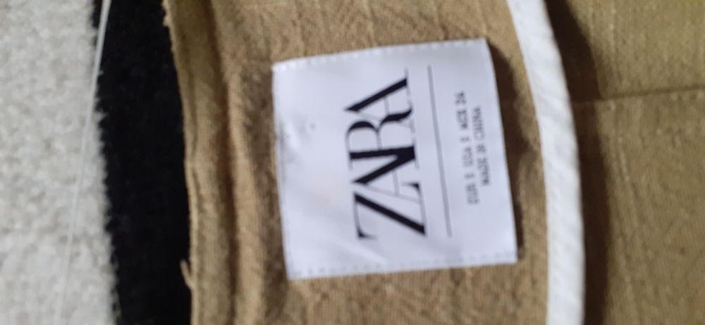 narzuta Zara XL len wiskoza