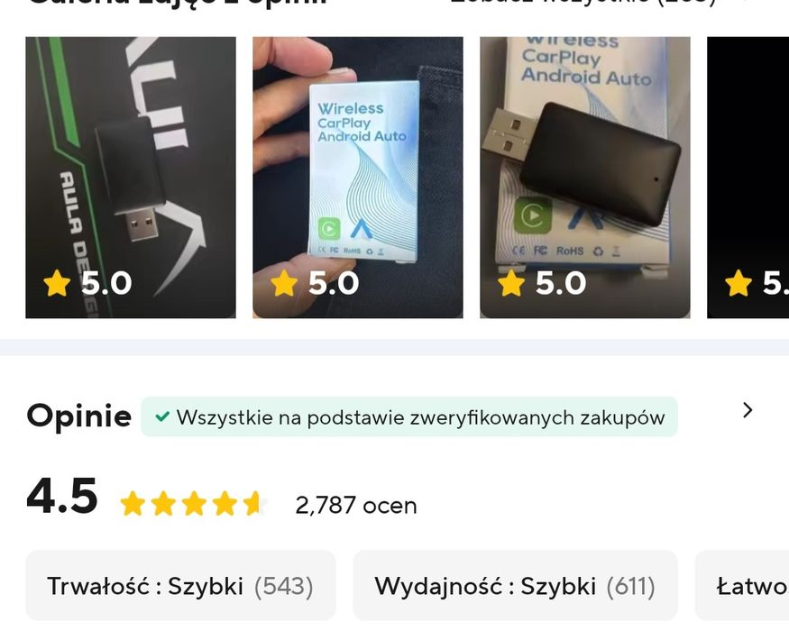 Adapter Android Auto CarPlay Bluetooth USB Plug&Play