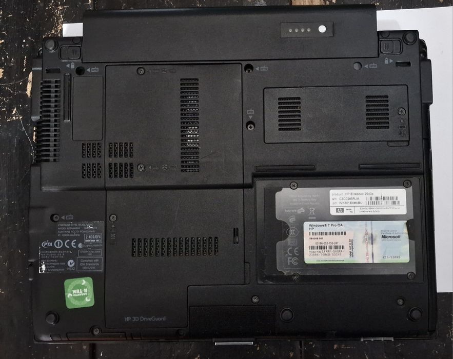 Pc portátil HP elitebook