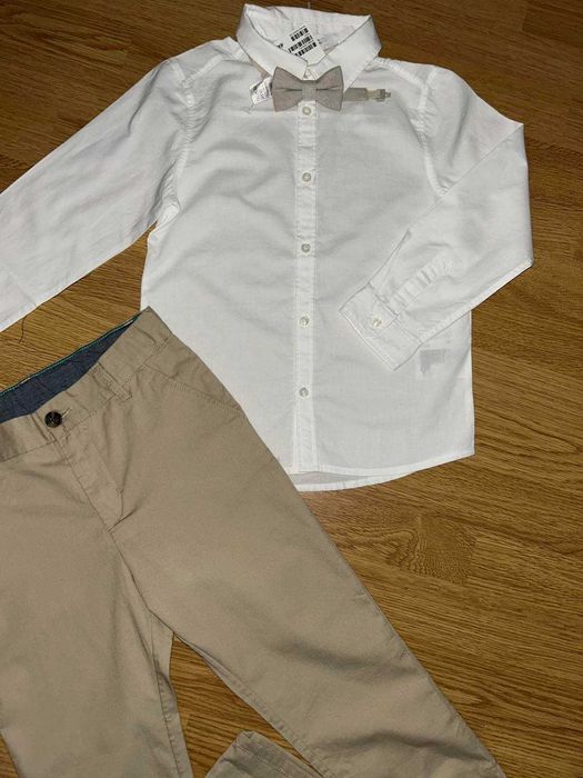 Красиві світлі брючки і сорочки H&M 134