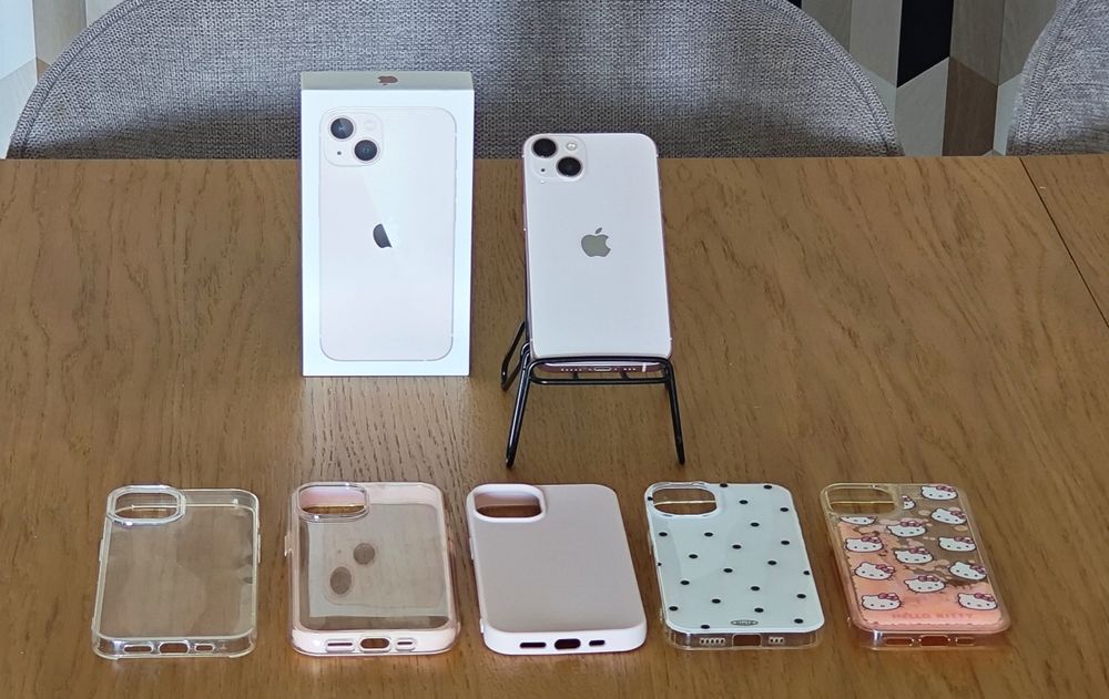 iPhone 13 Pudrowy róż - Komplet