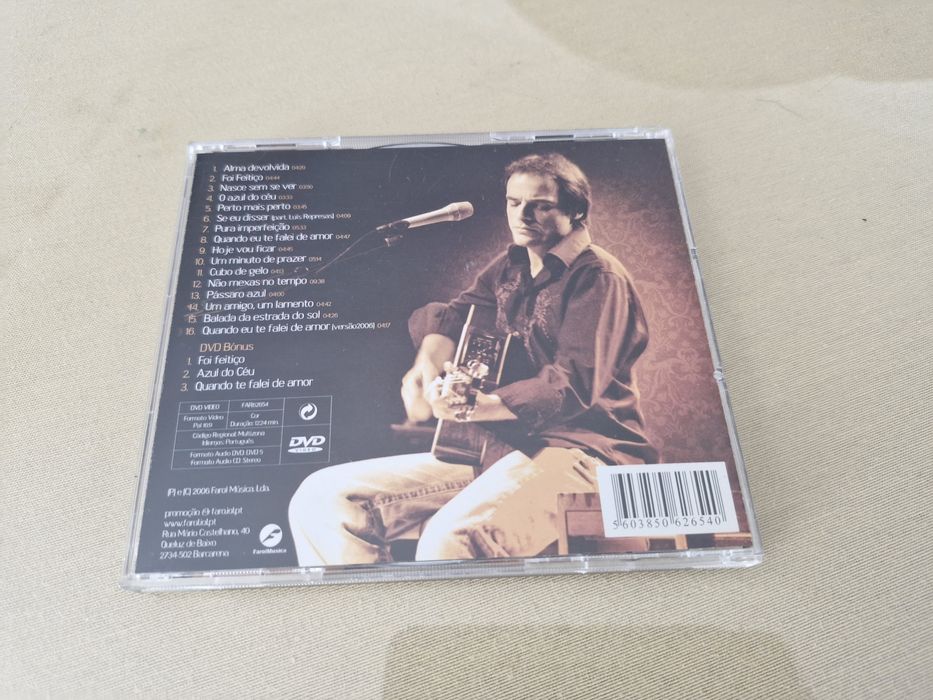 CD + DVD de André Sardet, acústico