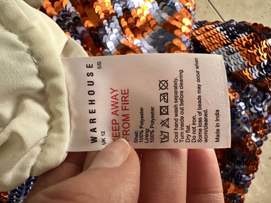 Nowa cekinowa sukienka warehouse rozmiar 40 wesele impreza