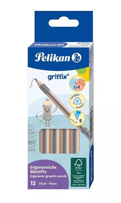 Ołówek Griffix B (12szt)