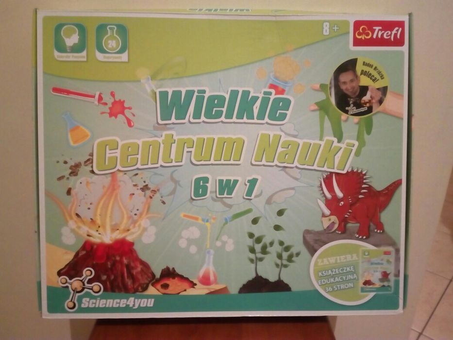 Zestaw naukowy - Wielkie Centrum Nauki, 6w1, Trefl, NOWE