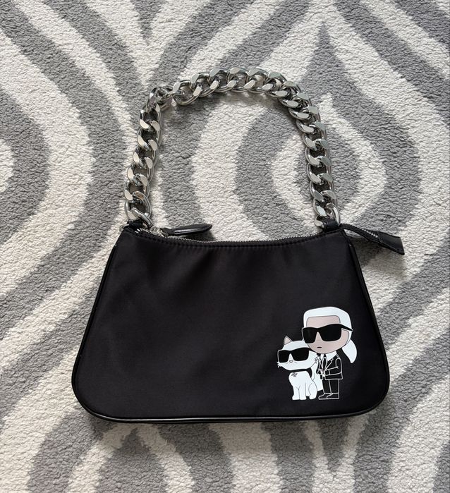 Torebka damska Karl Lagerfeld na łańcuszku