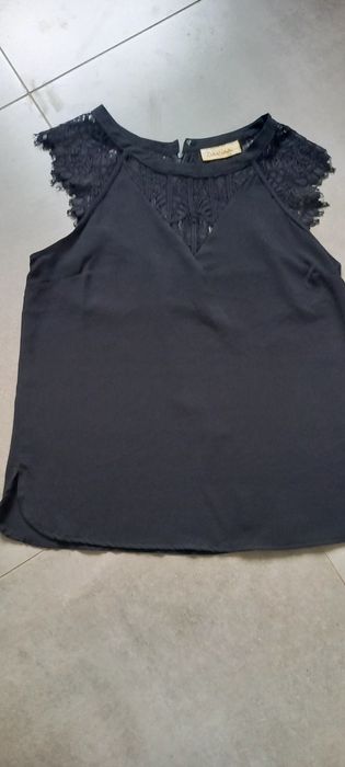 Bluzka koszulka z koronką