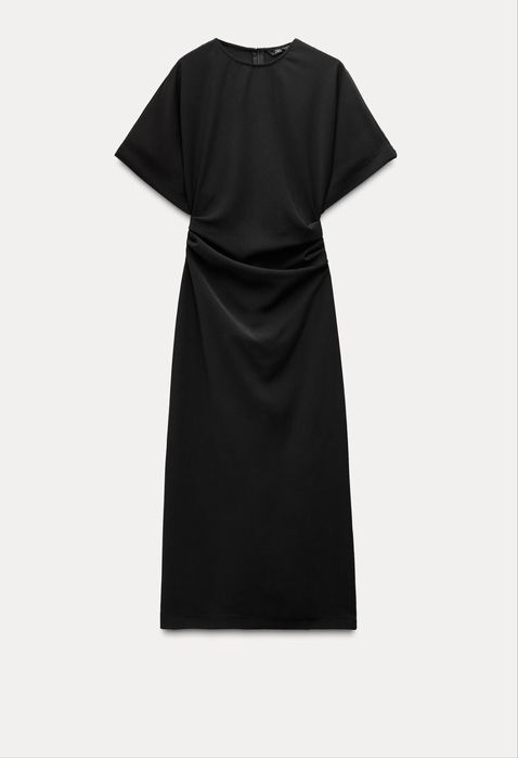 Сукня міді Zara чорна