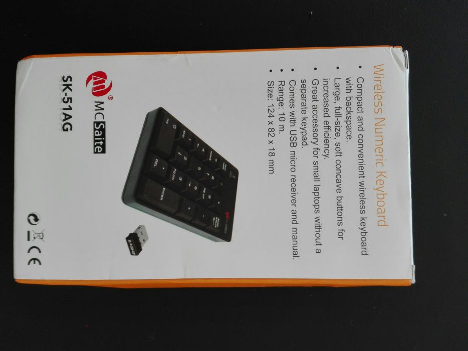 Teclado numérico bluetooth