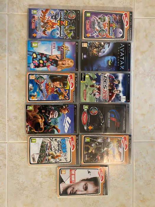 jogos e filmes para a psp individuais ou em pack