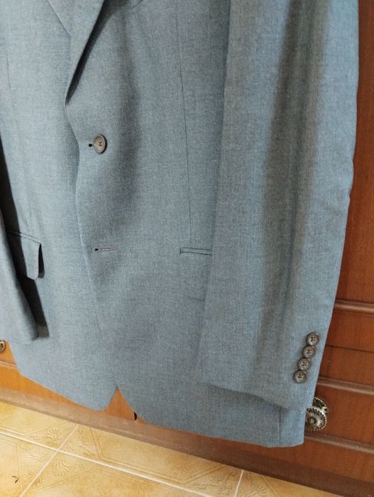 Fato Homem Cinza L Alto Collection Calça Casaco