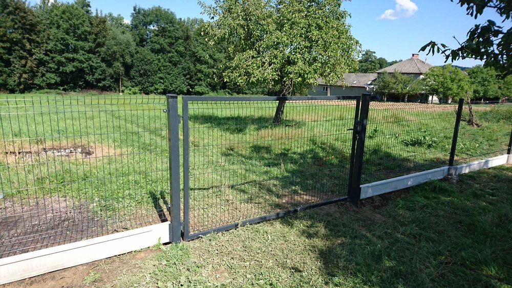 montaż ogrodzenie panelowe - materiał + robocizna