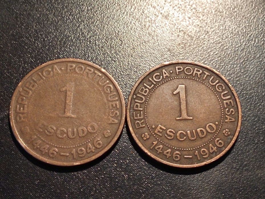 1 escudo - 500º aniversário do Descobrimento -Guiné 1946 - Bronze