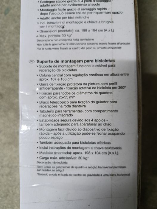 Suporte bicicleta Crivit (novo)