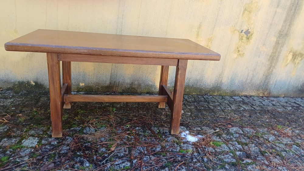 Mesa madeira sala estar...