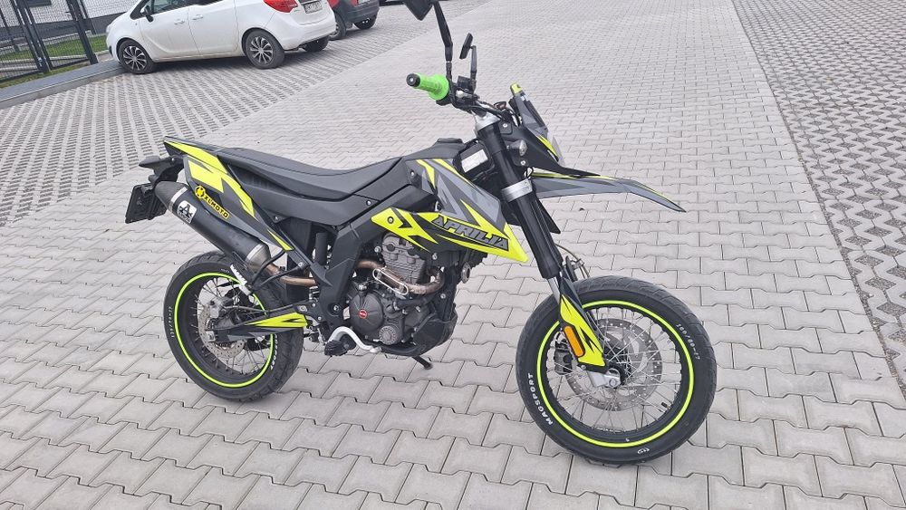 Aprilia sx 125cc supermoto enduro kat a1/B wydech arrow