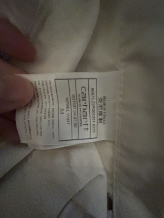 calcas de ganga brancas carhartt