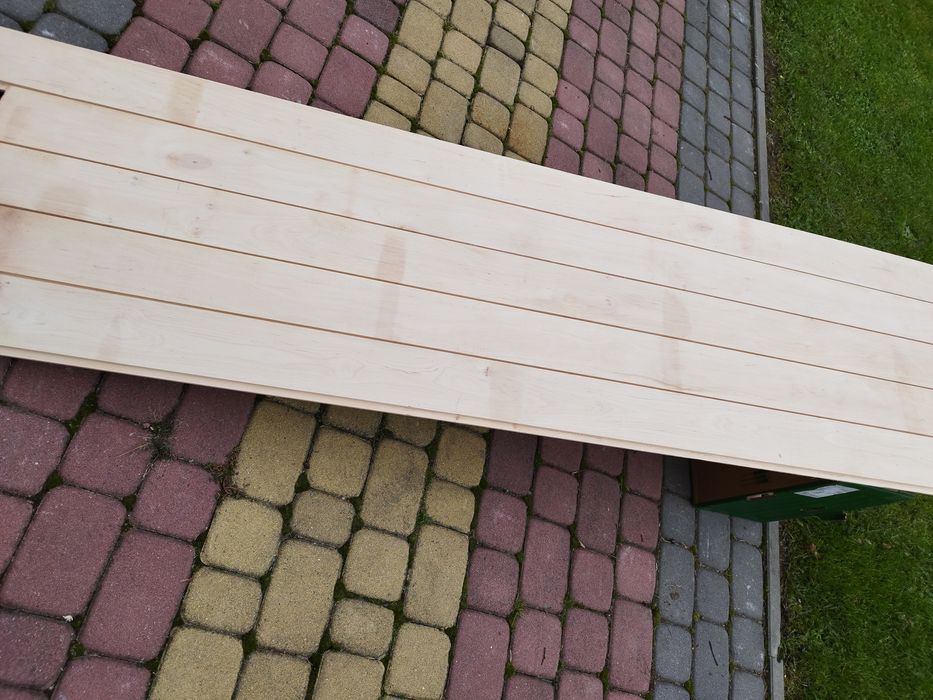 Łóżko sosnowe  ławka skręcana