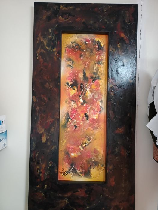 Quadro pintado antigo