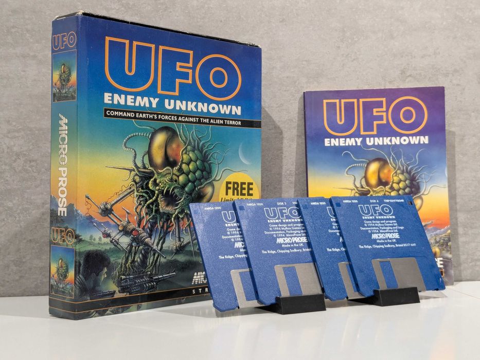 UFO: Enemy Unknown Amiga Big Box gra English dyskietki z 1995 r.