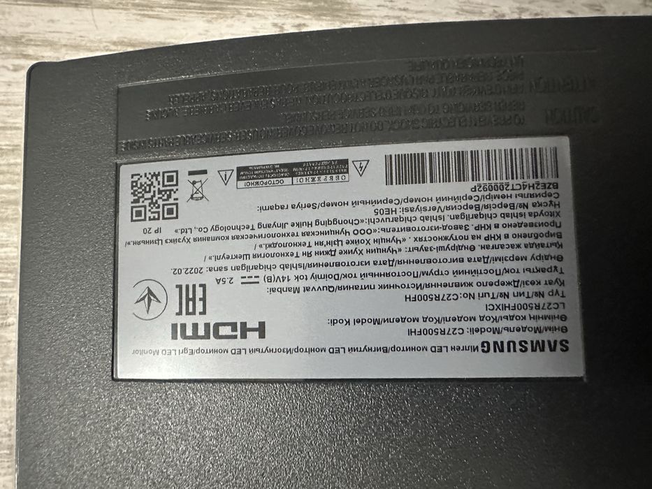 Монітор samsung 27 C27R500FHI