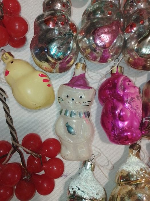 Ёлочные игрушки СССР