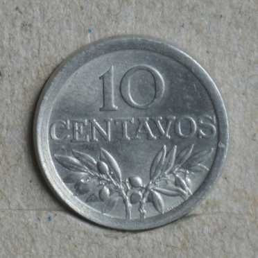 Portugal -  bordo irregular dim 15,80 mm 10 centavos 1978 - olx X10581