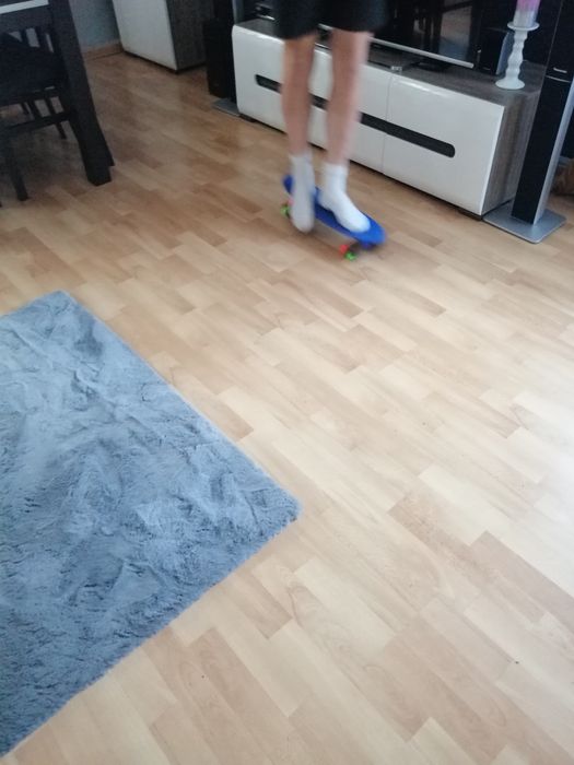 Deskorolka fiszka, świecące koła