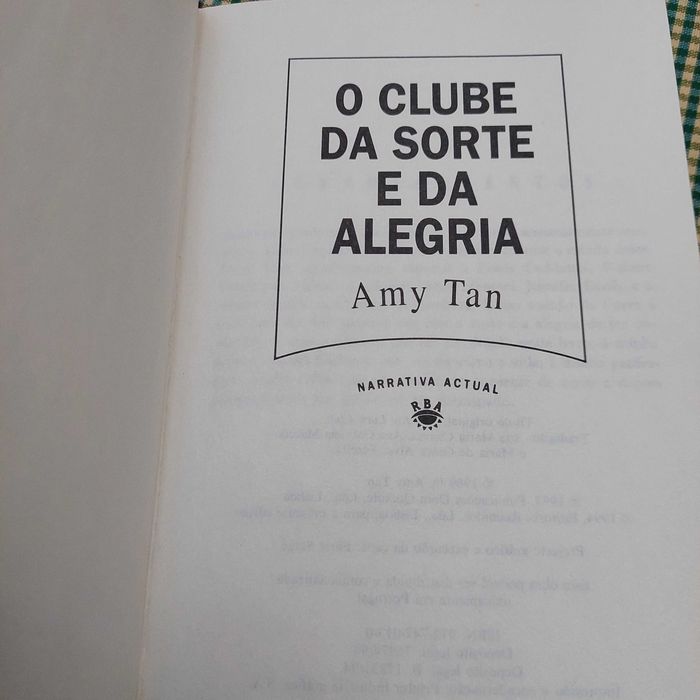 O clube da sorte e da alegria, Amy Tan