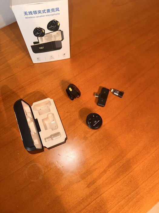 Microfone de Lapela Sem Fios