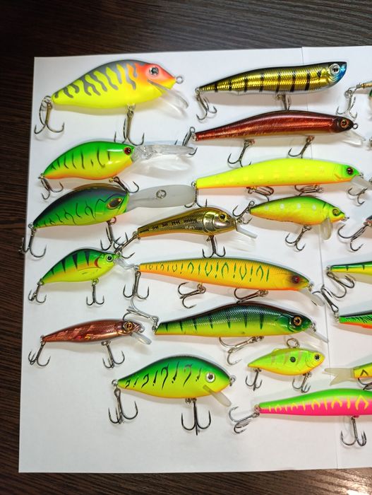 Воблери: Jaxon, Strike pro, Usami, Kalipso,Select, Fishing ROI