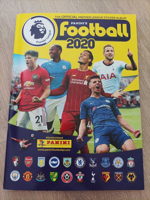 Caderneta de cromos completa Premier League 2019/20