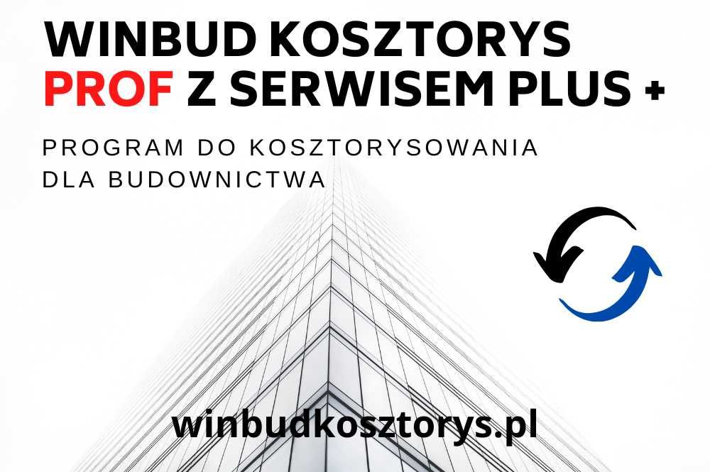 WINBUD Prof + pakiet aktualizacyjny Serwis Plus