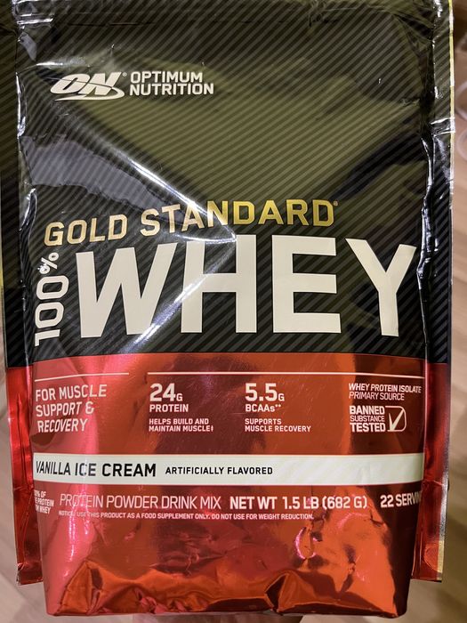 Протеїн USA Optimum Nutrition Gold Standard 682G Vanilla Cream протеин