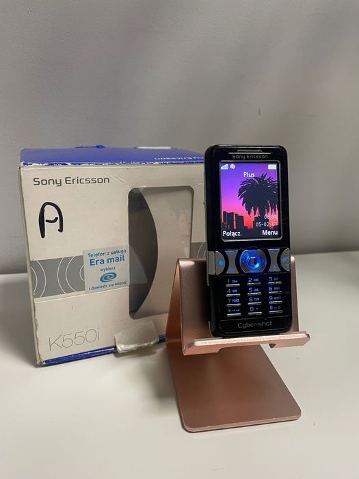 Telefon sony ericsson k550i pudełko zestaw