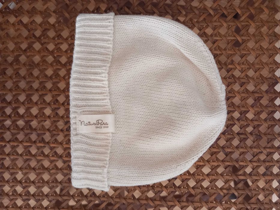 Gorro NaturaPura 3/6 M - 100% Algodão orgânico