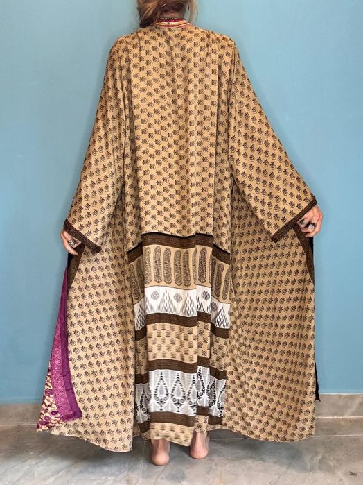 Kimono dwustronne płaszcz narzutka