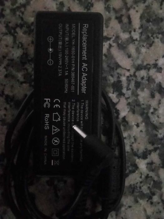 Carregador AC Compatível YH-1650-01H Novo À Venda447370071639347200