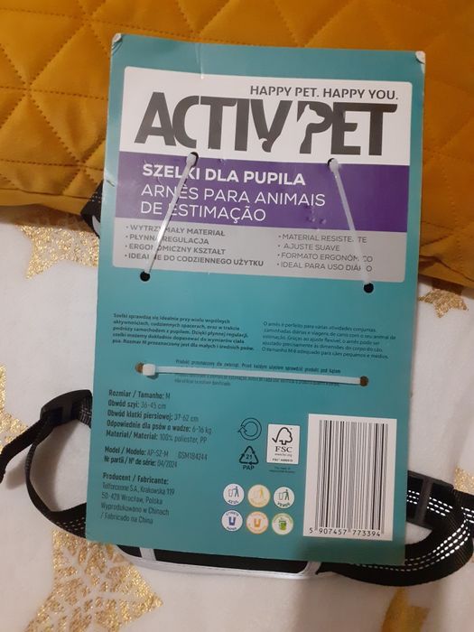 Nowe szelki dla pupila M