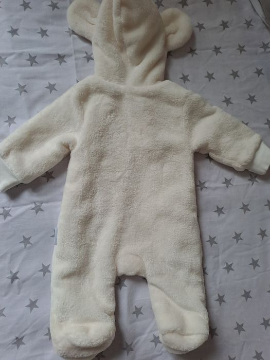 Теплий чоловічок, флісовий комбінезон з підкладкою, на виписку 0-1 м.