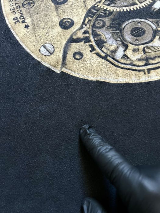 90х годов винтажный мерч Футболка рок гру Thunder Rock Band World Tour