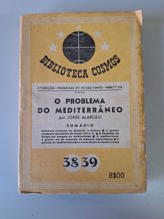 O problema do Mediterrâneo - Jorge Alarcão (1ª edição, 1943)
