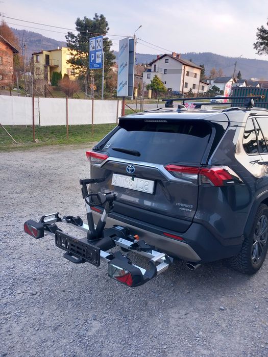 Bagażnik rowerowy na hak Spinder SX2, platforma, składany, duże rowery