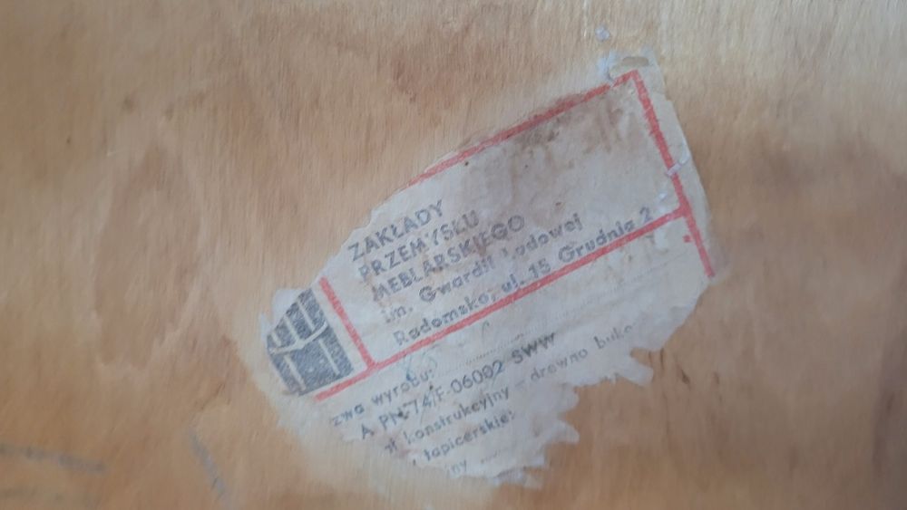 Stare Krzesło PRL bukowe Radomsko